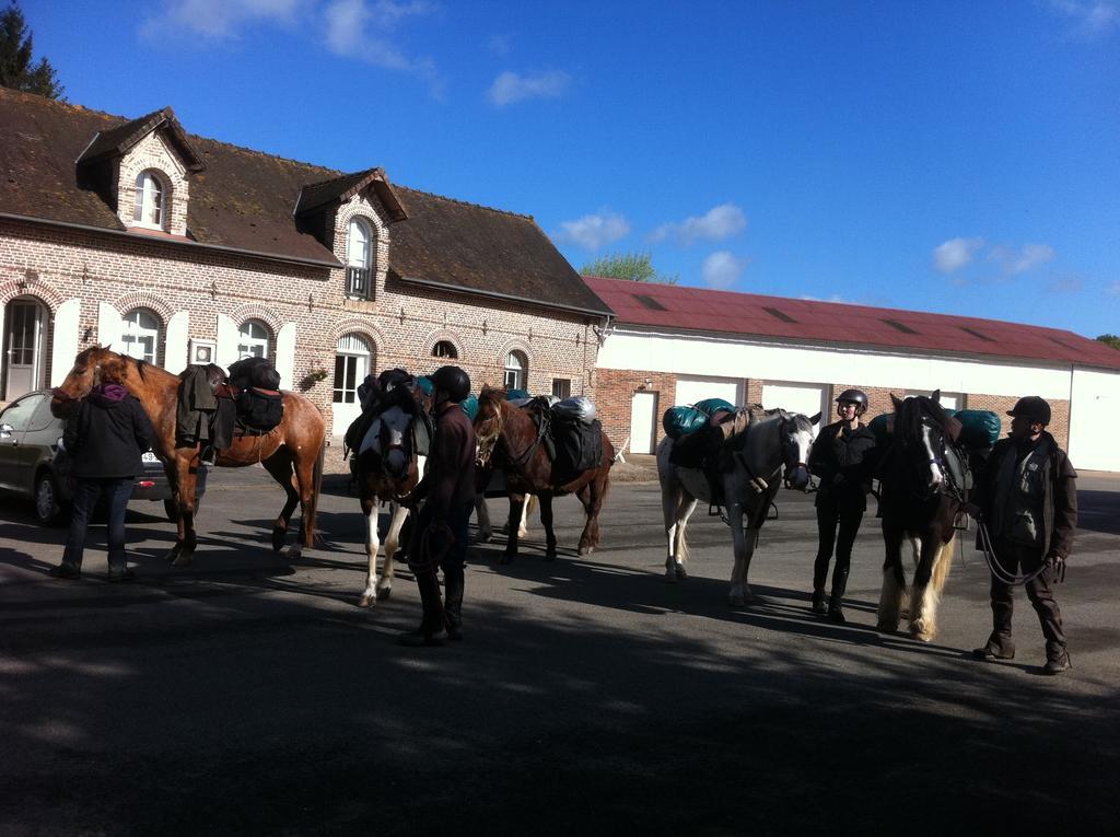 Chambres D'Hotes La Rivierette Caours ภายนอก รูปภาพ
